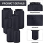 6 Pcs Waterproof Dry Bag Sack Lightweight Outdoor Dry Bags 35 L, 20 L, 15 L, 10 L, 5 L, 3 L Waterproof Boat Bag for Kayaking, Backpacking, Hiking, Camping Rafting(Black)
