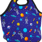 FlowFly Neoprene kids Lunch box Insulated Soft Bag Mini Cooler Thermal Meal Tote Kit for Boys, Girls,Men,Women,School,Work, Office, Astronaut