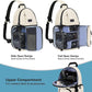 MOSISO Camera Sling Bag, DSLR/SLR/Mirrorless Camera Backpack Case Shockproof Photography Backpack with Tripod Holder & Removable Modular Inserts Compatible with Canon/Nikon/Sony/Fuji
