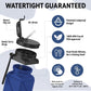 2pcs Collapsible Water Bottles 20.6oz Foldable Water Bottle BPA Free Reusable Lightweight LeakProof Travel Silicone Water Bottles for Travel Gym Hiking Camping Cycling Yoga Sports Outdoor