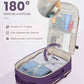 LOVEVOOK Travel Backpack for Women & Men 40L,Airline Approved Carry On Backpack Travel Essentials,TSA Carry on Luggage,Waterproof Personal Item Travel Bag,Suitcase with 3 Packing Cubes,Dark purple