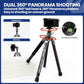 Fotopro Carbon Fiber Tripod for Camera 2lbs Ultralight 62 Inch Travel Camera Tripod Max Loads Up 22lbs X-Aircross 3 Grey