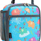 FlowFly Kids Lunch box Insulated Soft Bag Mini Cooler Back to School Thermal Meal Tote Kit for Girls, Boys, Elephant