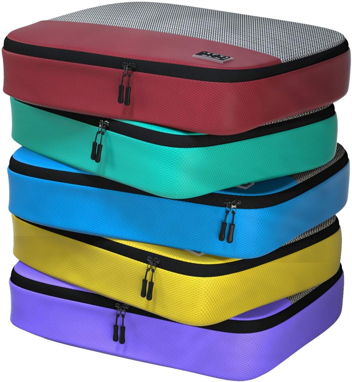 Large Packing Cubes for Travel - 5pc Packing Cubes for Suitcases - Lightweight Luggage Organizer Bags - Roamly