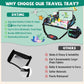 Kids Travel Tray for Airplane - Toddler Car Seat Table Tray, Road Trip Essentials for Boys & Girls, Carseat Lap Desk for Kids Road Trip Activities, Dinosaur