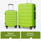 Suitour Luggage Sets 2 piece, Lightweight Luggage Set with Spinner Wheels, 19/27 inch Travel Suitcase Set