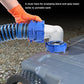 SheeChung 3FT RV Sewer Hose, Heavy-Duty RV Black Tank Hose, Sewer Hose for RV Camper Portable Waste Tank & RV Water Filter 2Pack with Flexible Hose Protector, NSF Certified, Inline Hose Water Filter