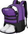 LARIPOP Soccer Backpack Soccer Bag with Ball Holder & Shoe Compartment Youth Sports Equipment Training Bag
