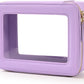 Aveniee Clear Makeup Bag Organizer,Large Travel Toiletry Bag for Women, Waterproof Cosmetic Pouch with Zippers,Car Organizers and Storage Case for Accessories,Lilac