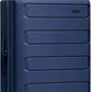 Traveler's Choice Pagosa Hardshell Expandable Luggage with Spinner Wheels, Navy, 26-Inch Medium
