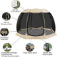 Alvantor Pop Up Screen House Gazebo with Mosquito Netting, Instant UV Resistant Sun Shelter for Patio & Backyard, Portable Canopy Tent for 2-10 Person