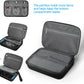 JSVER PU Leather Hard Shell Carrying Case for GoPro Hero13/12/11/10/9/8/7, AKASO EK7000 / Brave 4 4K / Brave 7 LE/Brave 8 / V50X and Insta360