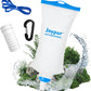 Water Filter Bottle Survival - 650/1000/2000ml Collapsible Water Bottle with NSF/FDA Certification with Filter Squeeze Water Filter Bottle Portable Water Filter Hiking Backpacking Camping