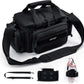 Goture Fishing Tackle Bag, 600D Water-Resistant Soft Side Crossbody Sling Bag for Men & Women,Small Gear Storage Tactical Bags for Saltwater & Freshwater,Fits 4 3600 Tackle Boxes (Not Included)