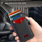 Wallet for Men RFID Wallet with Money Clip, Slim Pop Up Card Holder for 10-12 Cards, Minimalist Smart Credit Card Case with ID Window, Bifold Metal Wallet for Front Pocket, Gifts for Men