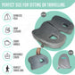 Premium Foldable Piriformis Cushion - Piriformis Pain and Sciatic Pain Relief Cushion - for Home & Office Use, Perfect for Travel or Driving - Piriformis Cushion