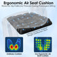 Portable Travel Cushion, Airplane Seat Cushion for Long Flights, Press Type Inflatable Seat Cushion for Long Sitting in Car, Air Travel, Office Chairs, Home Living