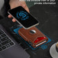 Airtag Wallet for Men, Minimalist Slim Mens Wallet Smart Pop Up Credit Card Holder for 9-13 Cards, RFID Blocking Wallet with ID Window & Cash Slot, Compact Bifold Metal Aluminum Card Case