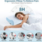 Cervical Pillow for Neck Pain Relief, Contour Memory Foam Pillows for Sleeping, Odorless Ergonomic Pillow Adjustable Orthopedic Cooling Pillow Bed Pillow Neck Support for Side Back Stomach Sleepers
