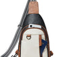 7L Sling Bag for Women Men Leather Small Sling Backpack Daypack Anti Theft Fanny Pack Crossbody Purse Travel