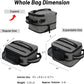 MIER Expandable Lunch Bag Insulated Lunch Box for Men to Work Travel Portable Lunchbox Bags with Shoulder Strap and Water Bottle Holder, Grey