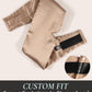 Zenssia Satin Sleep Mask for Women and Men, Lightweight Padded Eye Mask with Adjustable Strap, Comfort Blackout for Travel and Nap - Taupe