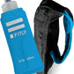 Soft Flask - Shrink As You Drink Soft Water Bottle for Hydration Pack - Folding Water Bottle Ideal for Running, Hiking, Cycling, Climbing & Rigorous Activity