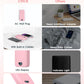 Portable Charger Power Bank, 20000mAh 22.5W USB C Fast Charging Power Bank with Built-in Cables & Wall Plug, Battery Pack with LED Display, Travel Essential Compatible with iPhone, iPad, Samsung Pink