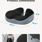 HUANUO Seat Cushion for Office Chair, Extra Large Memory Foam Cushion for Office Chair,Car & Wheelchair - Sciatica & Tailbone Pain Relief for Long Sitting, Ergonomic Design with Anti-Slip Bottom