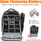 CADeN Camera Backpack, Extra Large DSLR Camera Bag with 17" Laptop Compartment, Waterproof Rain Cover, Professional Travel Hiking Camera Backpack Bag
