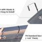 2 Packs Over The Door Hanging Closet Shoes Holder Organizer Shoe Storage Shoe Rack with 6 Pockets (Fabric Pockets)