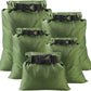Pimoys 5 Pack Waterproof Dry Sacks, Lightweight Outdoor Dry Bags Ultimate Dry Bags for Kayaking Rafting Boating Camping (1.5L, 2.5L, 3.5L, 4.5L, 6L)