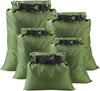 Pimoys 5 Pack Waterproof Dry Sacks, Lightweight Outdoor Dry Bags Ultimate Dry Bags for Kayaking Rafting Boating Camping (1.5L, 2.5L, 3.5L, 4.5L, 6L)