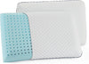 WEEKENDER Gel Memory Foam Pillow - King Size - 2-Pack - Medium Plush Feel - Neck & Shoulder Support - For Back, Side, & Stomach Sleepers - Home, Hotel, & Hospital Essentials