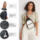 Sling Bag For Women Fanny Pack Crossbody Travel Shoulder Belt Bags Tote Backpack Purse Faux Leather