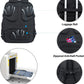 KROSER Travel Laptop Backpack 18.4 Inch XXXL Gaming Backpack with Hard Shell Saferoom RFID Pockets Water-Repellent Business College Daypack Stylish Laptop Bag for Men/Women-Black - Roamly