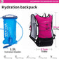 Hydration Backpack, Water Backpack, Women's Running Vest, Running Backpack with Water Bag, Lightweight Hiking Backpack, Men's Cycling Backpack