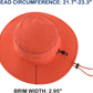 Connectyle Sun Hat for Men Women Outdoor UV Protection Safari Hat for Fishing Hiking Gardening Breathable Cowboy Hat UPF50