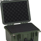MEIJIA Portable All Weather IP67 Waterproof Camera Case,hard case with Customizable Fit Foam,Fit Use of Drones,Camera,Equipments,10.62 x9.68x6.87inches(Green)