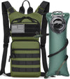 ATBP Insulated Water Hydration Pack Bag with 3L TPU Bladder Tactical Molle Hydration Backpack for Hiking Cycling Running