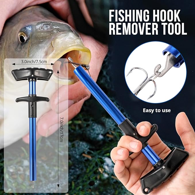 PLUSINNO Fishing Backpack with Fishing Rod &Tackle Boxes, Waterproof Sling Tackle Bag for Fish Gear with Rod Holder, Gifts for Men with Lures, Pliers, Fish Lip Gripper.