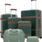 Coolife Luggage Set Suitcase Carry On Luggage PC Hardshell Luggage TSA Lock Spinner Wheels Telescopic Handle