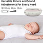 Moonybaby Portable Sound Machine, Baby Sleep Soothe, 9 Soothing Sounds, White Noise, Shush, Sound Therapy and Noise Canceling
