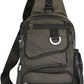 Sling Bag Chest Shoulder Backpack Crossbody Multipurpose Daypack For Men Women Black