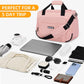Underseat Carry On Luggage Lightweight Travel Tote Weekender Bag Overnight Duffle Bag for Travel, Travel Essentials Personal Item Travel Bag for Women and Men, Pink-18Inch