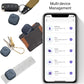Findhting Key Finder Tag - Bluetooth Tracker Item Locator with Key Chain - Both iOS and Android Compatible for Keys Pet Wallets or Backpacks and Tablets (Blue)