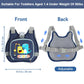 Accmor Toddler Harness Leash+ Reflective Anti Lost Wrist Link, Cute Dinosaur Kids Harness with Leash, Collapsible Child Leash Baby Boys Walking Wristband Assistant Strap Belt for Outdoor Travel