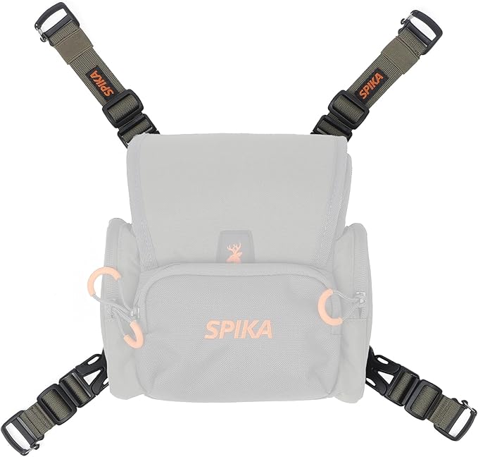 SPIKA Backpack Buckle Connect with Chest Pack,Pack Strap with Snap,Suitable Hunting Backpack with Binocular Harness Chest Pack