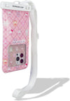 Sonix x Sanrio Waterproof Phone Pouch - Floating Phone Case Dry Bag w/Crossbody Lanyard - Beach Cruise Travel Essentials - Compatible w/All Devices, Touchscreen Friendly | Hello Kitty Latte Bears