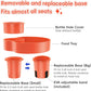 [2 Packs] Kids Car Seat Tray, Travel Tray with Cup Holder for Toddler Baby, Kids Car Seat Food Snack Organizer for Road Trip, Stroller snack Organizer Travel Must Haves Toddler Must Haves (Orange)